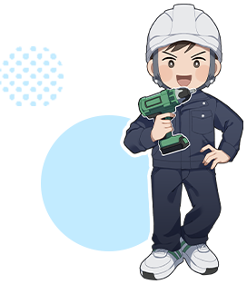 男性作業員のイラスト